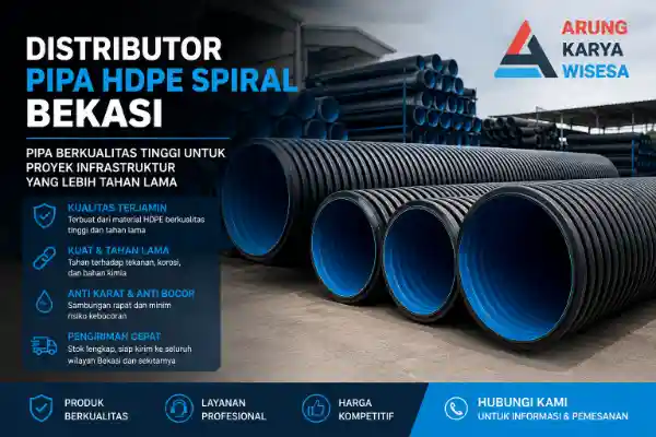 Distributor Pipa HDPE Spiral Bekasi